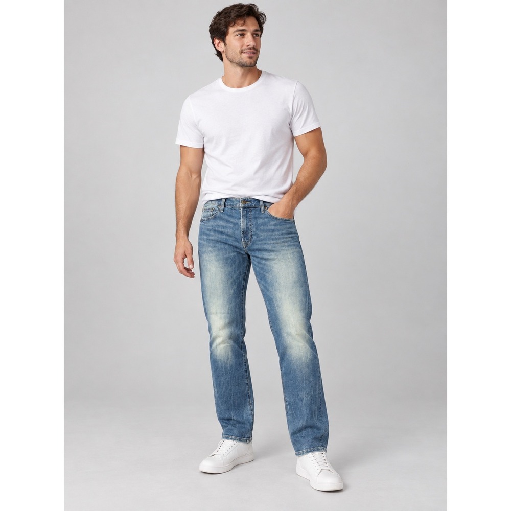 American Eagle Extreme Flex 4 Men's Jeans 34x30 Medium Wash Straight Leg
